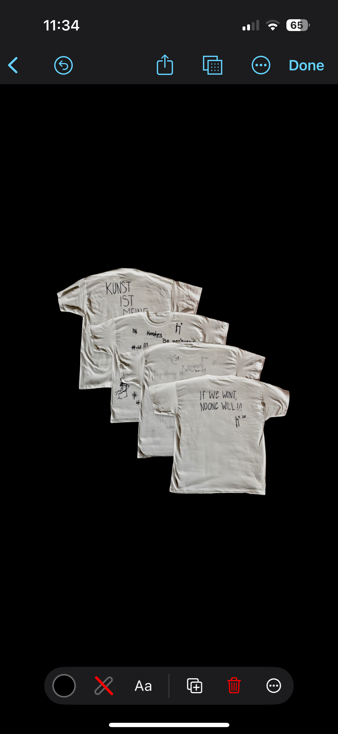 kunstwerke auf tshirt