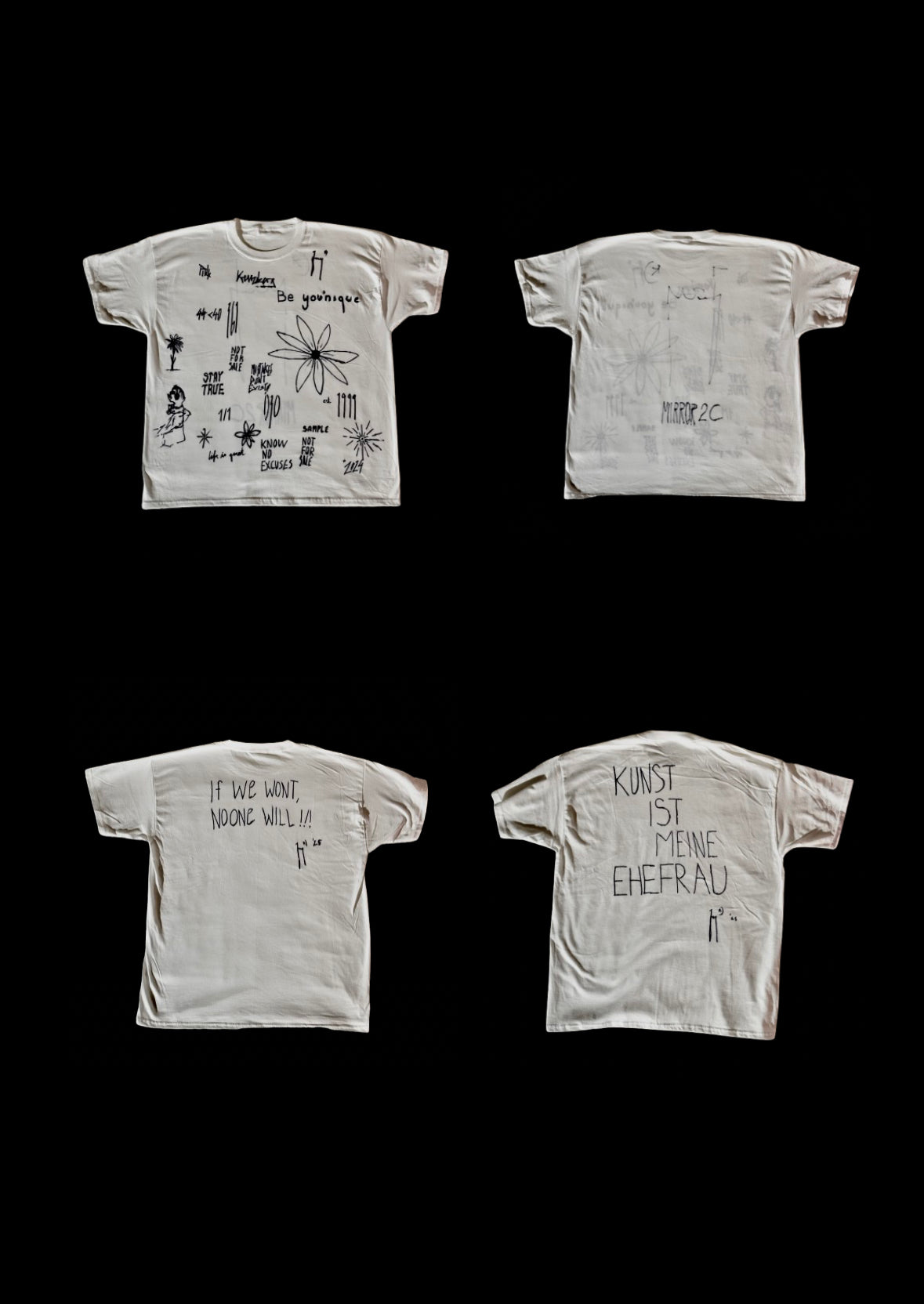kunstwerke auf tshirt